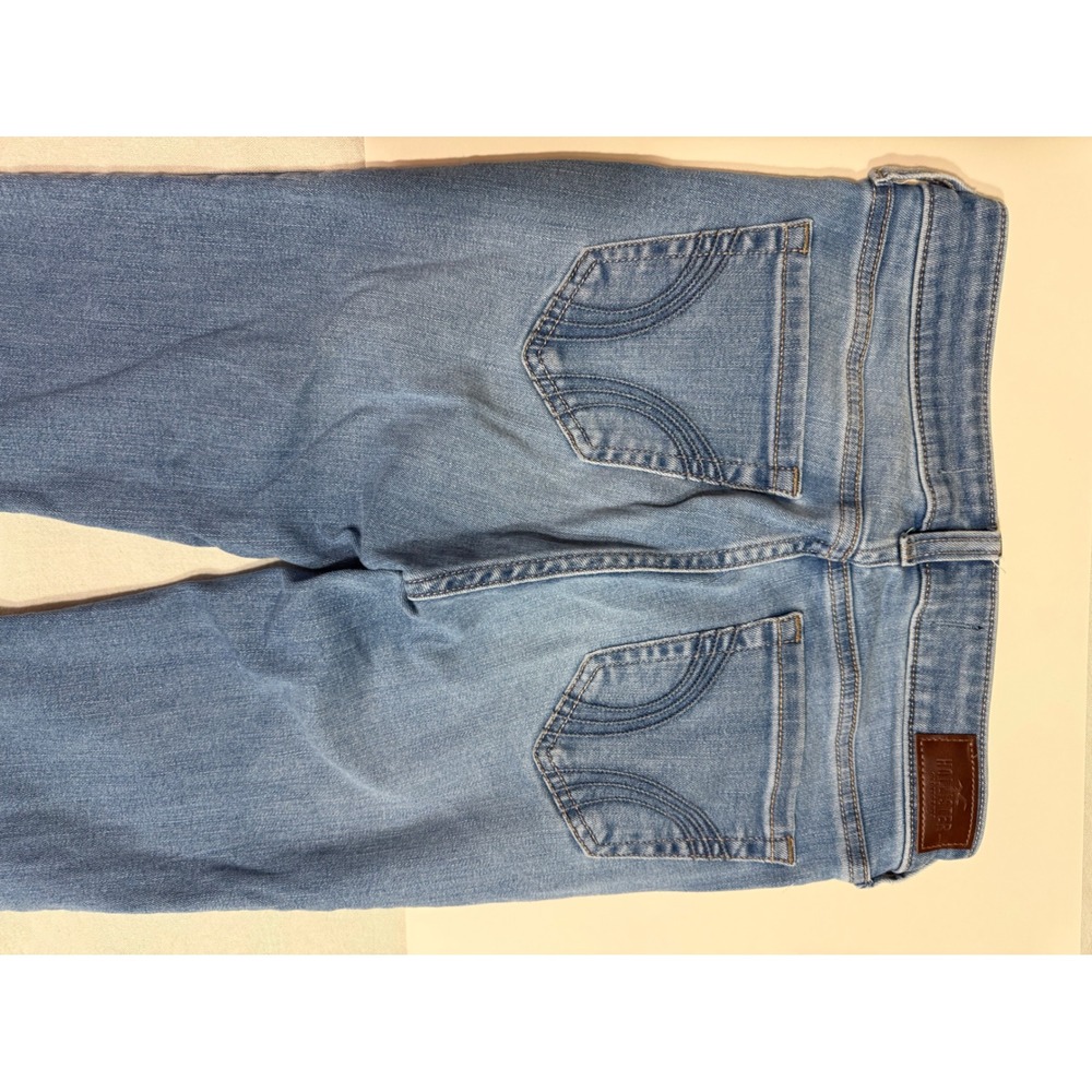 Hollister Mid-Rise Bootcut Jeans Light Wash Soft Stretch Size 0L W25L - Picture 4 of 6
